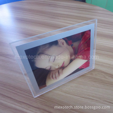 Table-Top Magnetic Open LED Acrylic Photo Frame